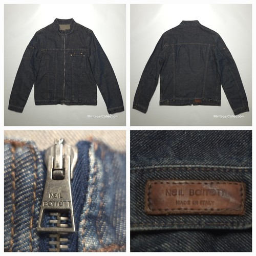 Giacca moto neil barrett jeans - barrett,