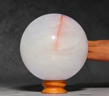 Sfera sfera quarzo neve bianco