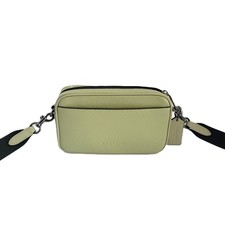 Coach CR179 Jayden Borsa a tracolla in pelle con ciottoli Pistacchio