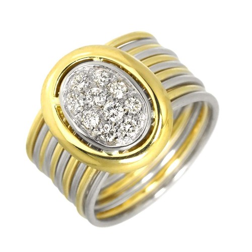 Anello con diamanti - , 18