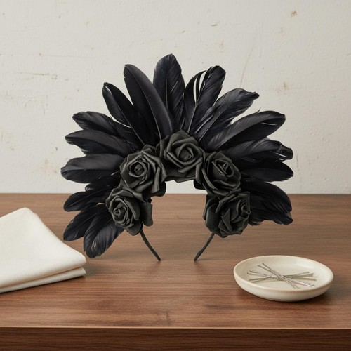 Copricapo sposa gotica - da,