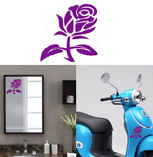 Fiore, Rosa. Adesivo In Vinile