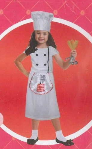 Vestito carnevale bimba cuoca - vestito,