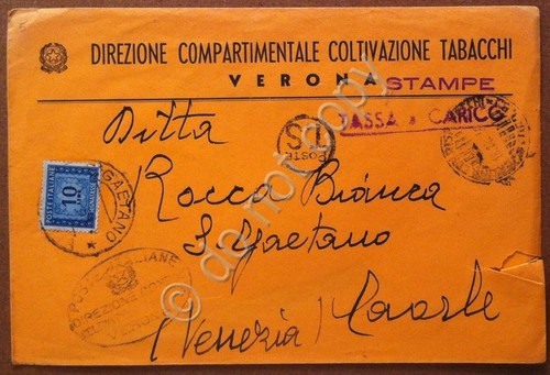 Storia postale italia - postale, 1958