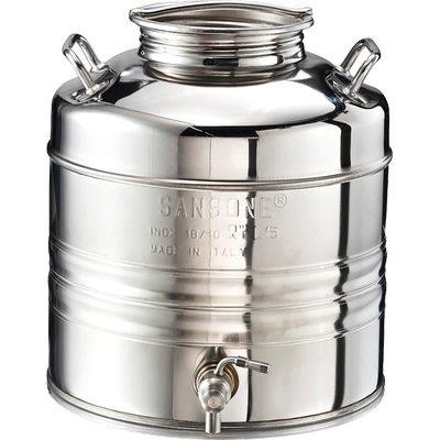 Fustino graffato sansone inox - fustino,