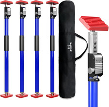 Sostegno Soffitto Rinforzato 75-133Cm 4 Pezzi, Puntello Telescopico Regolabile C