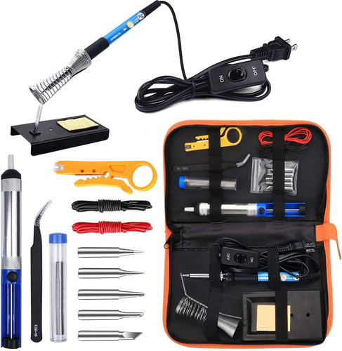 Kit saldatore elettronica - saldatore, elettronica,60w