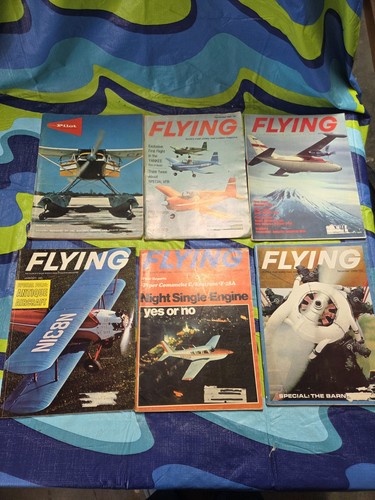 1960s flying magazines lot - 1960s, magazines.