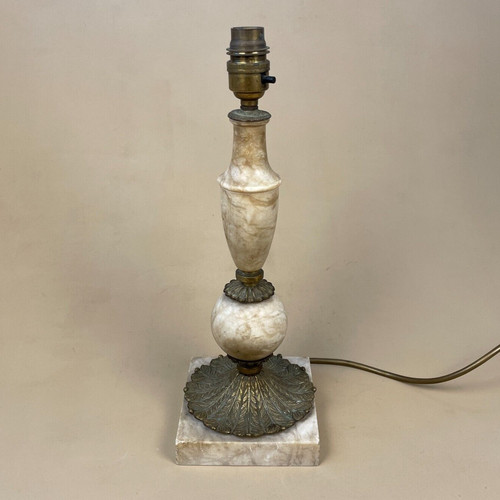 Antique onyx marble stone - antique, lamp