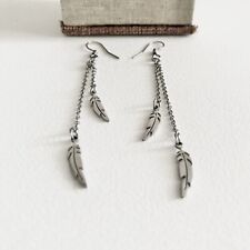 ORECCHINI PIUME PENDENTI