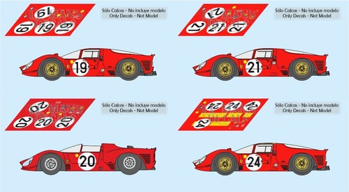Decals ferrari 330 - decals,