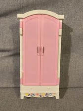 Vintage Pink 1996 Barbie Armoire Closet Dresser
