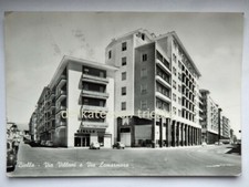 BIELLA Via Villani Lamarmora negozio Riello FIAT 600 auto vecchia cartolina