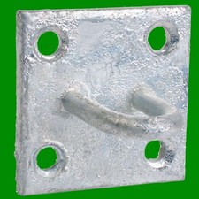 1x Piastra Occhiello Quadrata