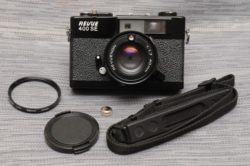 Revue 400 black - black, con