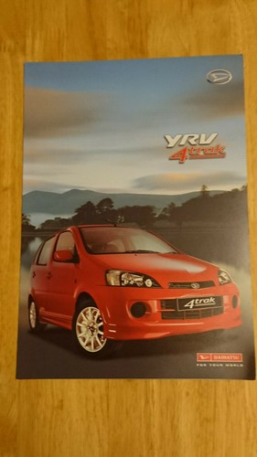 Brochure daihatsu yrv - daihatsu, 4trak