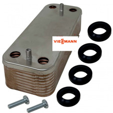 Scambiatore 16 piastre caldaia Viessmann 7828043 Vitodens 100, 222, 333,  343
