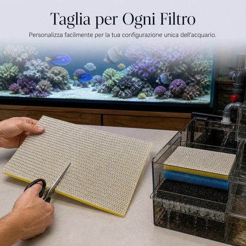 Spugna filtro acquario - spugna, 8