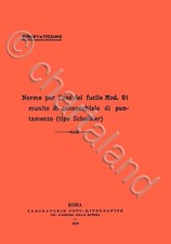 FUCILE  Carcano Mod 91 Cannocchiale Scheibler 1916 REGIO ESERCITO DVD