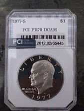 1977 dollaro ike dcam - 1977-s, pci