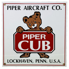 INSEGNA VINTAGE PIPER CUB