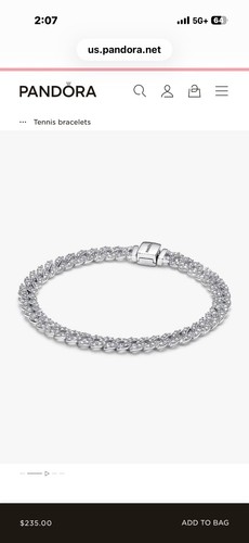 Pandora pavé cuban chain - pandora,
