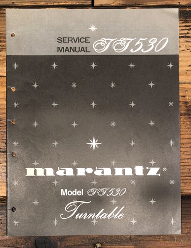 Marantz tt530 - marantz,