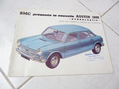 Bmc austin 1800 hydrolastic - austin,