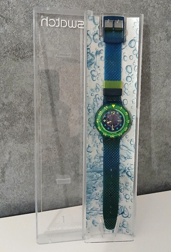 Orologio swatch raro - blue, moon