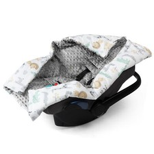 Coperta Bimbi Neonati 70x90cm per Seggiolino Auto Copertina Passeggino Ovetto