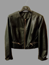 Giubbotto in similpelle-Faux leather jacket