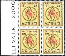 ITALY 1966 - QUARTINA MNH** 20