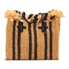 O3525 BORSA DONNA GIANNI CHIARINI MARCELLA CLUB WOMAN RAFFIA BAG 38x31x16 cm