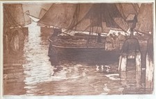 1916 Ludovico (Lodovico) Cavaleri (1867-1941-2) Acquaforte firmata a matita