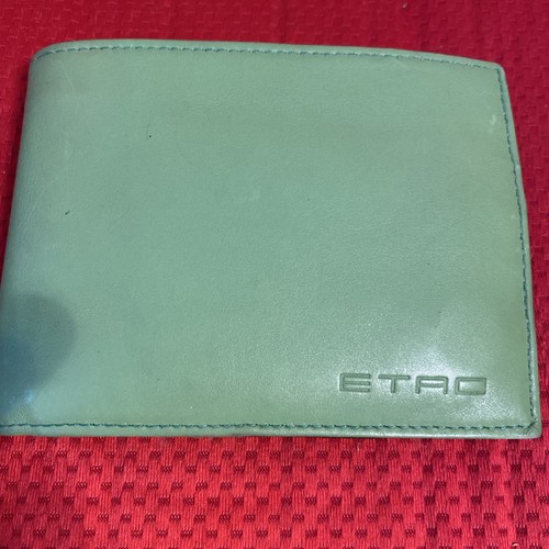 Portafoglio etro vintage verde - vintage,