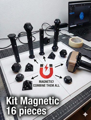Kit base pezzi magnetici - base,