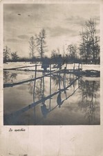 Cartolina "Ponte su fiume, Lo