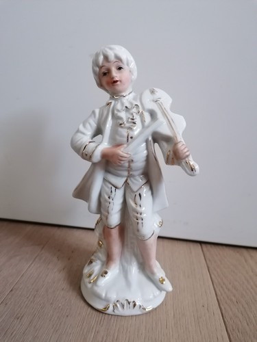 Antica statuina porcellana - in,