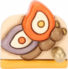 Appendi Strofinacci Con Farfalla Leyla in Ceramica Country