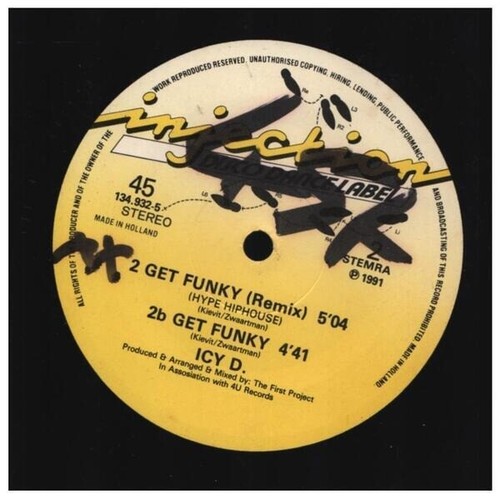 Icy get funky single - funky, vinile