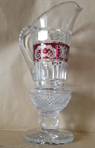 Vaso cristallo sfaccettato - vaso, in