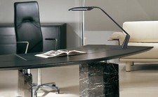 Lampada fluorescente Unilux 518 Ufficio Braccio Snodabile Orientabile con Base