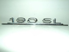 Scritta 190 SL targa su