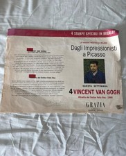Stampa Articolo Vincent Van Gogh Firmato da Sgarbi