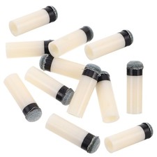  12 pezzi punte stecca biliardo piscina: 11 mm kit riparazione punte bastone plastica biliardo