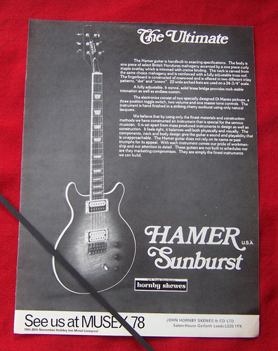 Chitarra elettrica hamer - elettrica,