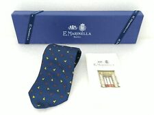 Cravatta E. Marinella napoli originale vintage 100% seta silk necktie marinella