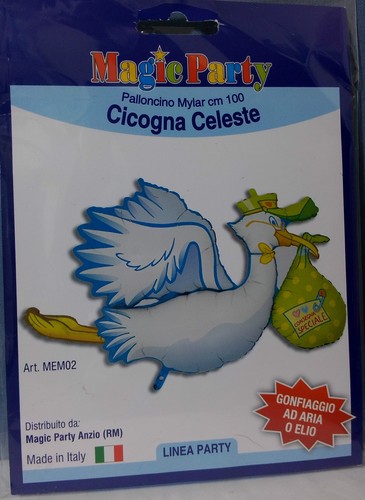 Palloncino nascita cicogna - palloncino,