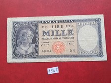 Due banconote Italiane da