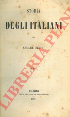 Storia cantu degli - -,